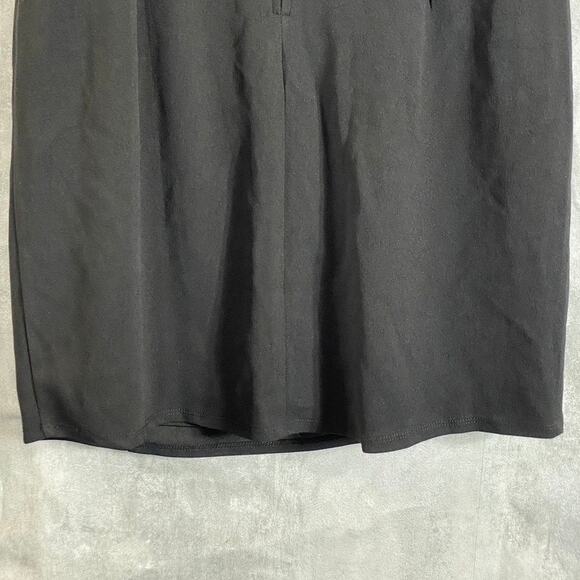 CITY STUDIO Juniors' Black Ruffle Cap-Sleeve X-Back Sheath Mini Dress SZ 17 - Picture 9 of 14